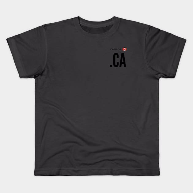 Canada .CA domain Kids T-Shirt by felipesasaki